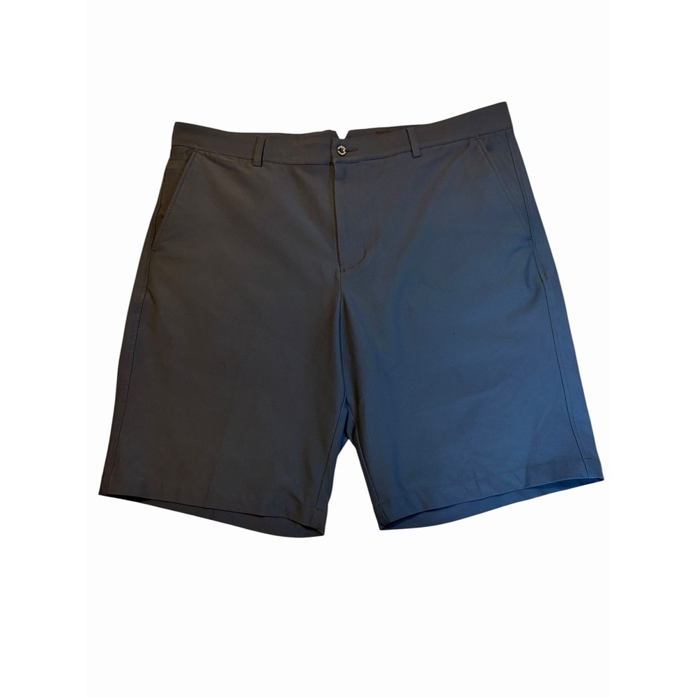 Dunning Golf Men's Flat Front Stretch Chino Shorts Blue Size 38